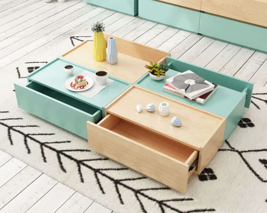 bàn trà sofa thiết kế tiện dụng cho phòng khách và văn phòng