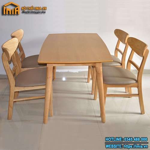 Bộ bàn ăn gỗ sồi hiện đại MA-7008