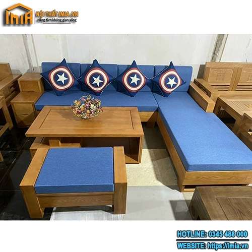 Bộ bàn ghế sopha gỗ hiện đại MA-1803