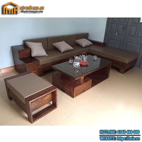 Bộ sofa gỗ cao cấp cho phòng khách MA-1810