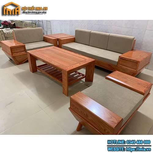 Bộ sofa gỗ cao cấp hiện đại MA-1817