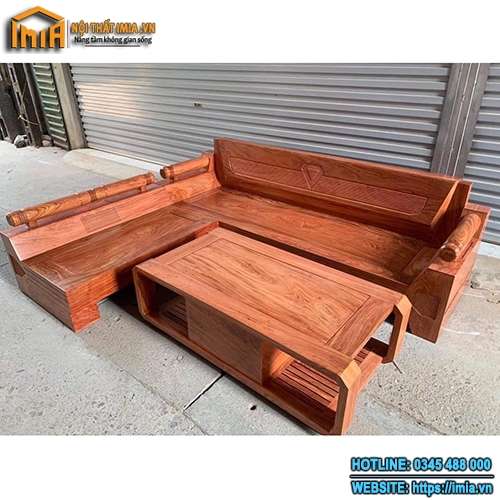 Bộ sofa gỗ nguyên khối hiện đại MA-1818