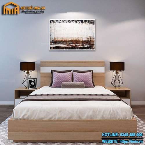 Giường ngủ đẹp gỗ tự nhiên MA-5203