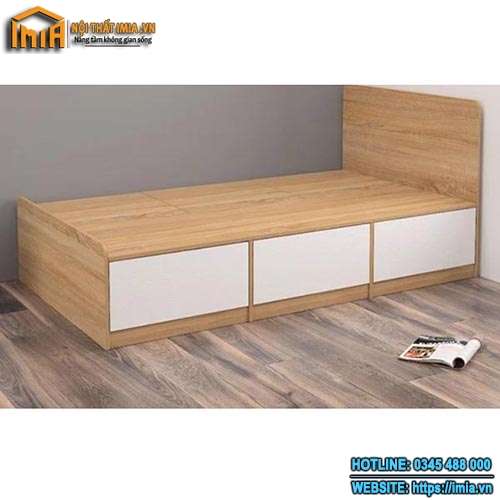 Giường ngủ đơn giá rẻ bằng gỗ MA-5228