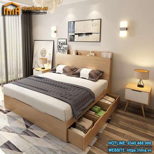 Giường ngủ gỗ công nghiệp MA-5217