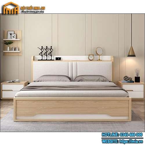 Giường ngủ gỗ tự nhiên MA-5213