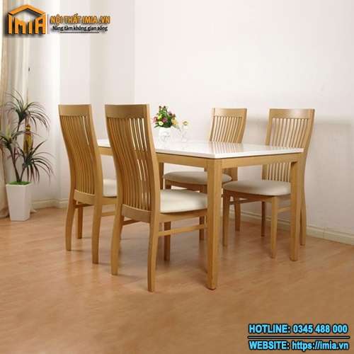 Mẫu bàn ghế ăn gỗ giá rẻ MA-7006