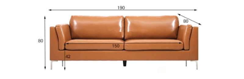 Mẫu ghế sofa văng da cao cấp MA-1208