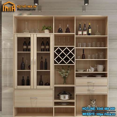 Mẫu tủ rượu gỗ cho phòng khách MA-4803
