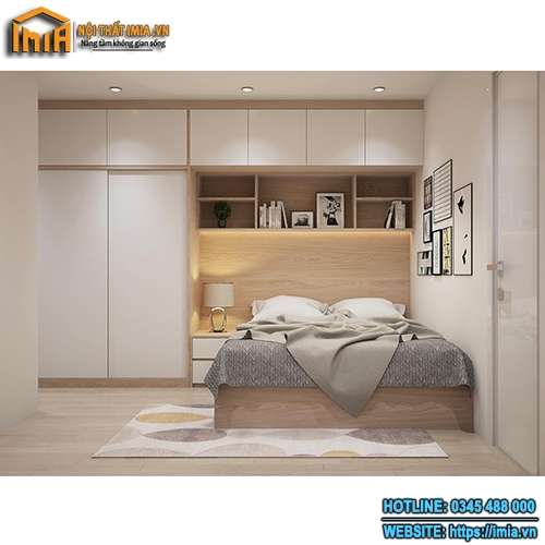 Bộ giường tủ phòng ngủ giá rẻ bằng gỗ MA-5008