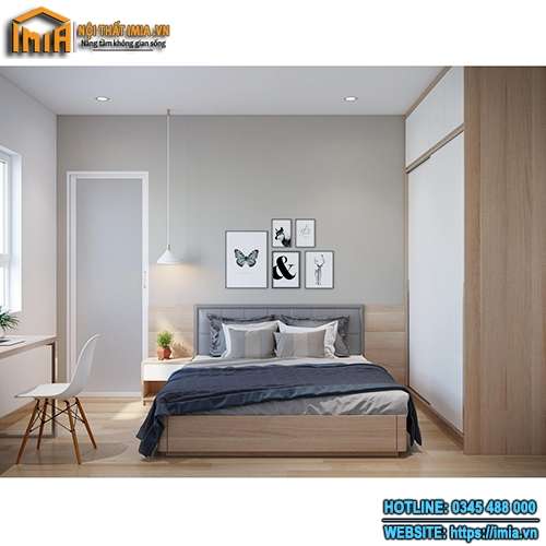 Bộ phòng ngủ giá rẻ bằng gỗ MA-5019