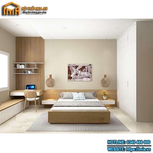 Com bo phòng ngủ hiện đại bằng gỗ MA-5027