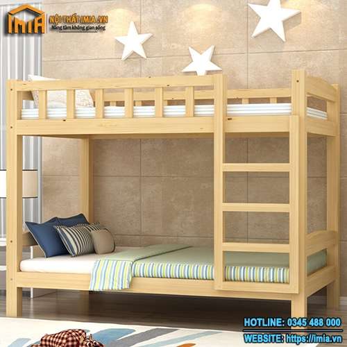 Giường 2 tầng trẻ em bằng gỗ MA-6409