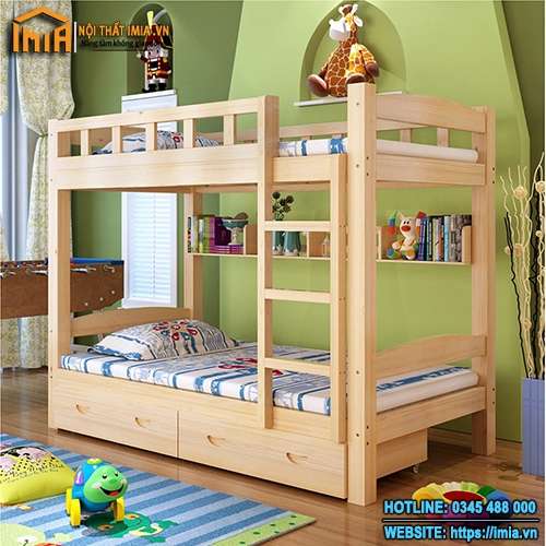 Mẫu giường tầng trẻ em giá rẻ MA-6408