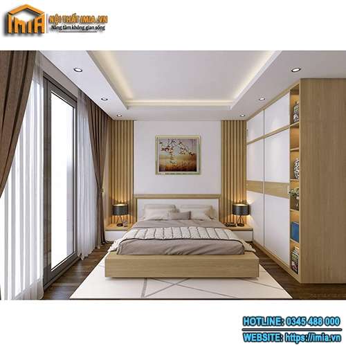 Trọn bộ nội thất phòng ngủ giá rẻ bằng gỗ MA-5017